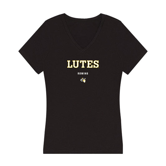 PLU - NCAA Women's Rowing : Ashley Teague - Women's V-Neck T-Shirt-0