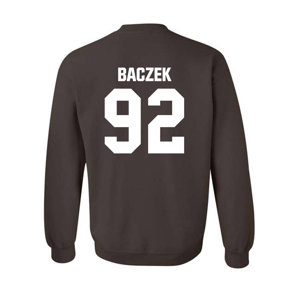 Valpo - NCAA Football : Caleb Baczek - Crewneck Sweatshirt-1