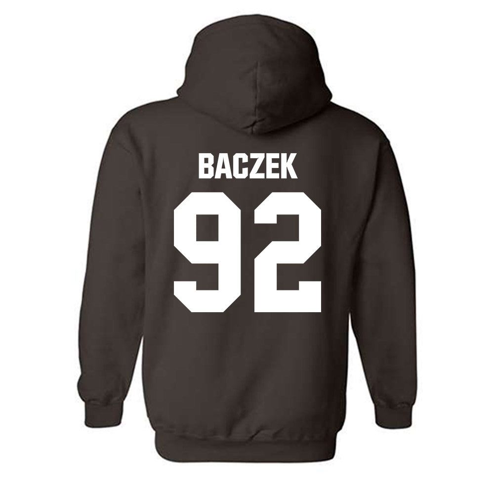 Valpo - NCAA Football : Caleb Baczek - Hooded Sweatshirt-1