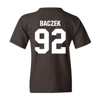 Valpo - NCAA Football : Caleb Baczek - Youth T-Shirt-1