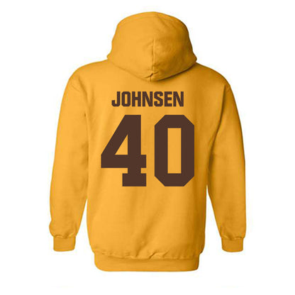 Valpo - NCAA Football : Nick Johnsen - Classic Shersey Hooded Sweatshirt-1