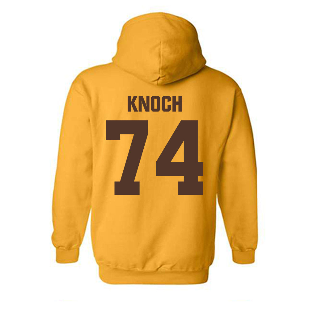 Valpo - NCAA Football : Mason Knoch - Classic Shersey Hooded Sweatshirt-1
