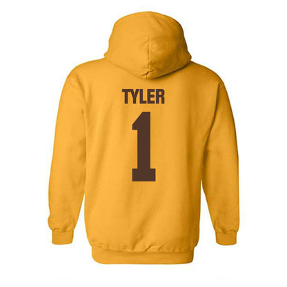Valpo - NCAA Football : Caron Tyler - Classic Shersey Hooded Sweatshirt-1