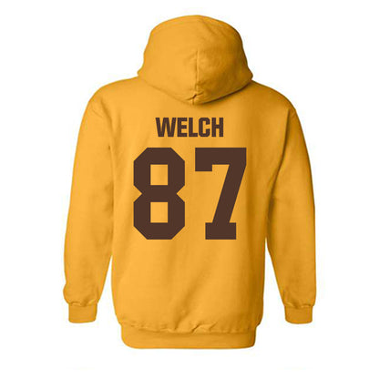 Valpo - NCAA Football : Brayden Welch - Classic Shersey Hooded Sweatshirt-1