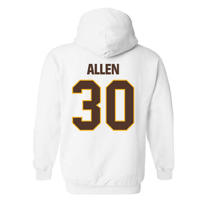 Valpo - NCAA Football : Ashton Allen - Classic Shersey Hooded Sweatshirt-1
