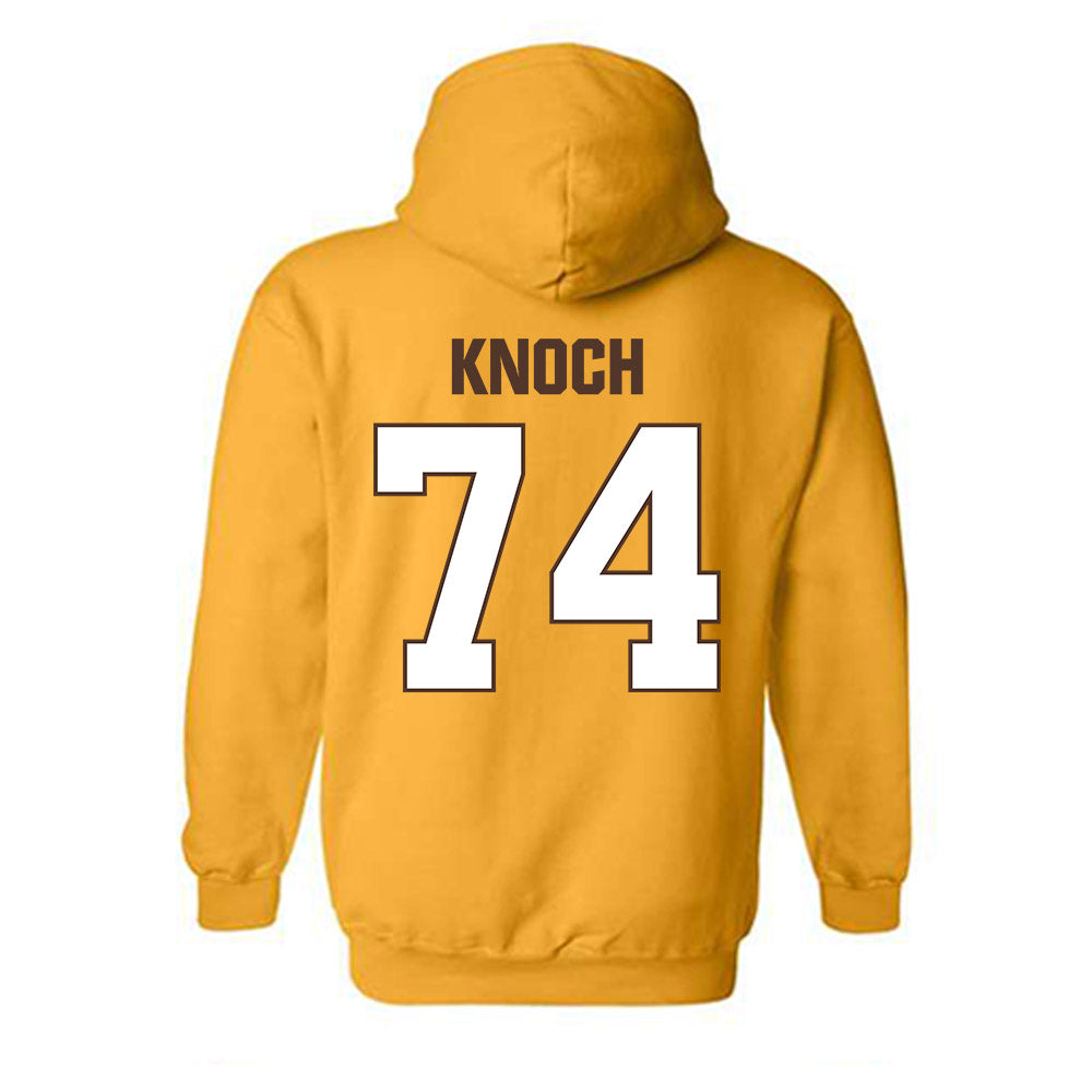 Valpo - NCAA Football : Mason Knoch - Classic Shersey Hooded Sweatshirt-1