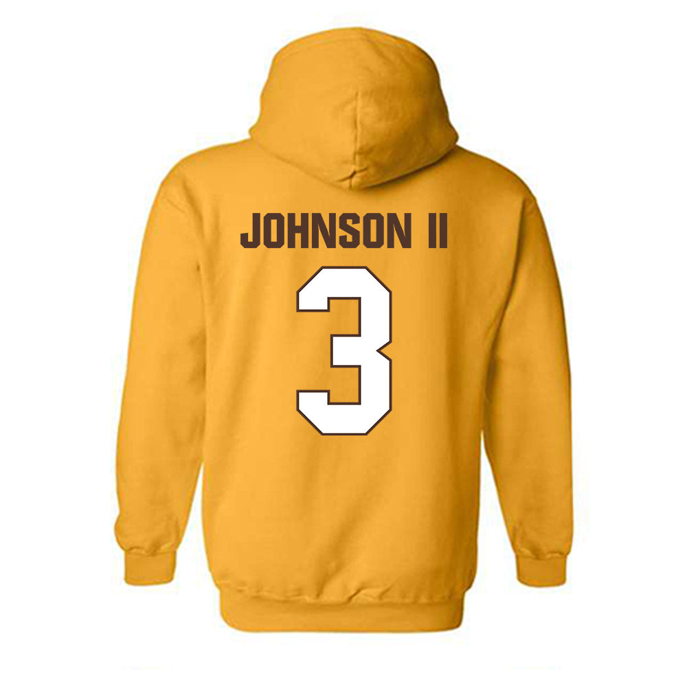 Valpo - NCAA Football : Mark Johnson II - Classic Shersey Hooded Sweatshirt-1