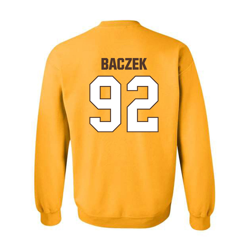 Valpo - NCAA Football : Caleb Baczek - Classic Shersey Crewneck Sweatshirt-1