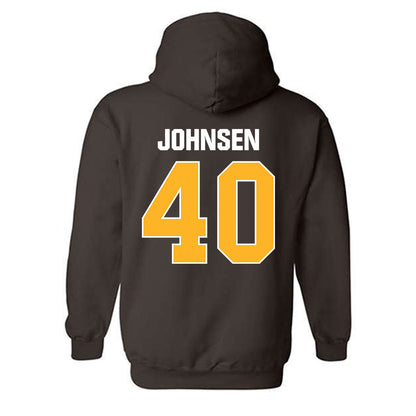 Valpo - NCAA Football : Nick Johnsen - Classic Shersey Hooded Sweatshirt-1