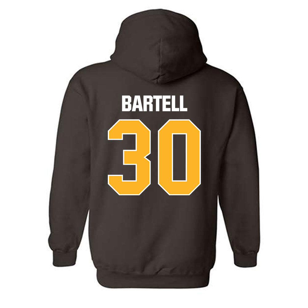 Valpo - NCAA Football : Frank Bartell - Classic Shersey Hooded Sweatshirt-1