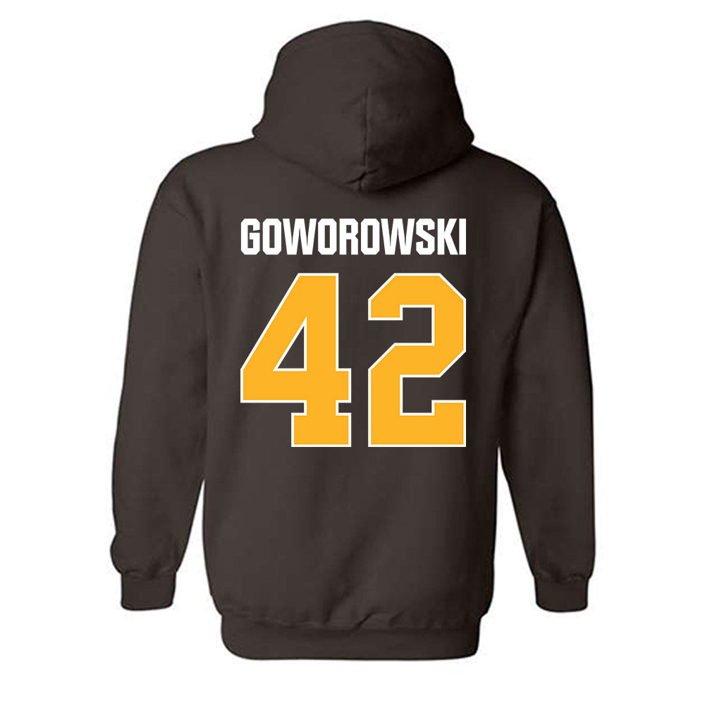Valpo - NCAA Football : Alex Goworowski - Classic Shersey Hooded Sweatshirt-1