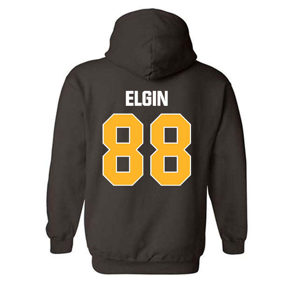 Valpo - NCAA Football : Jack Elgin - Classic Shersey Hooded Sweatshirt-1
