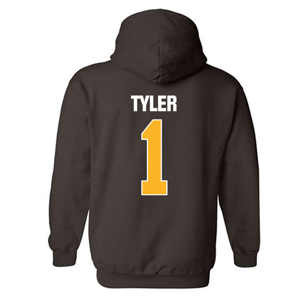 Valpo - NCAA Football : Caron Tyler - Classic Shersey Hooded Sweatshirt-1
