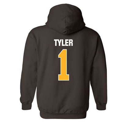 Valpo - NCAA Football : Caron Tyler - Classic Shersey Hooded Sweatshirt-1