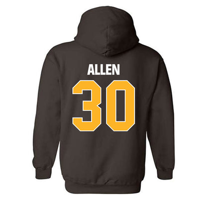 Valpo - NCAA Football : Ashton Allen - Classic Shersey Hooded Sweatshirt-1