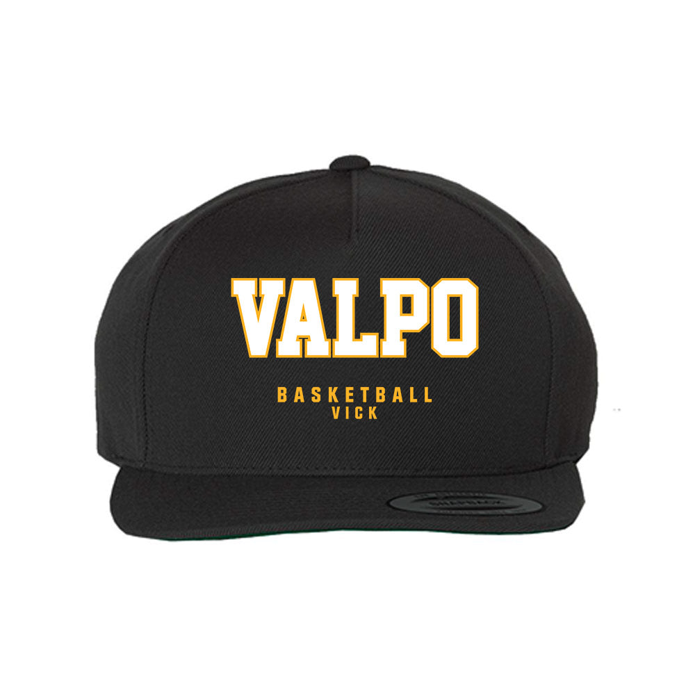 Valpo - NCAA Men's Basketball : Joe Vick - Snapback Hat-0