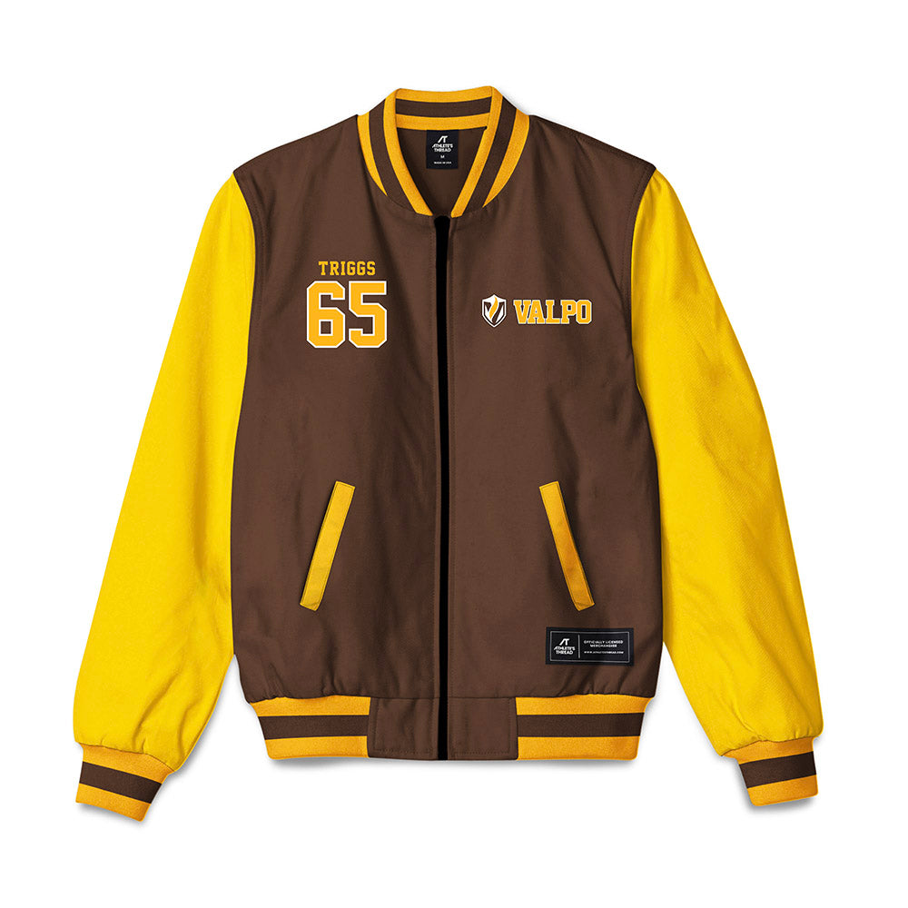 Valpo - NCAA Football : Evan Triggs - Bomber Jacket-0