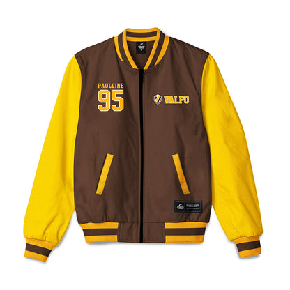 Valpo - NCAA Football : Jake Paulline - Bomber Jacket-0