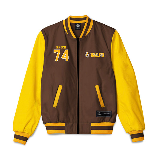 Valpo - NCAA Football : Mason Knoch - Bomber Jacket-0