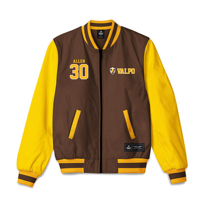 Valpo - NCAA Football : Ashton Allen - Bomber Jacket-0
