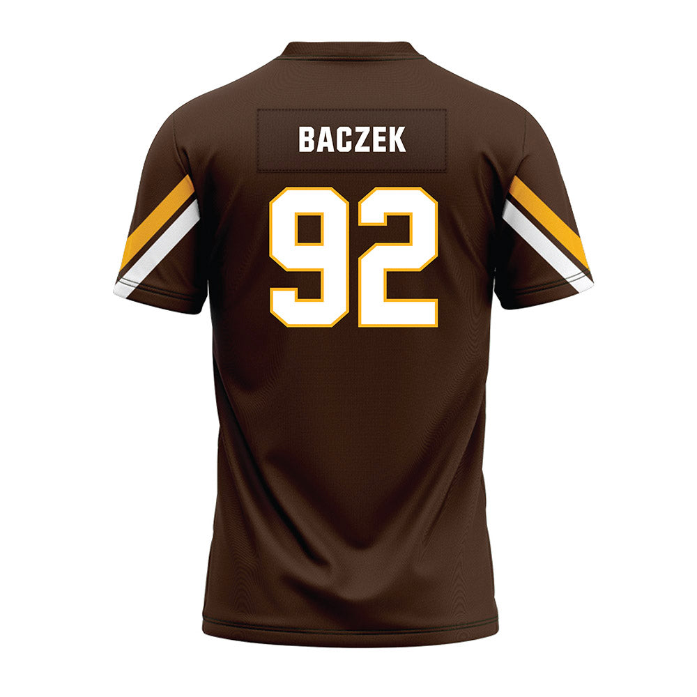 Valpo - NCAA Football : Caleb Baczek - Premium Football Jersey-1