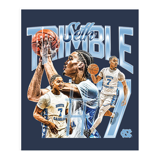 UNC - NCAA Men's Basketball : Seth Trimble - Collage Poster 20x24-0