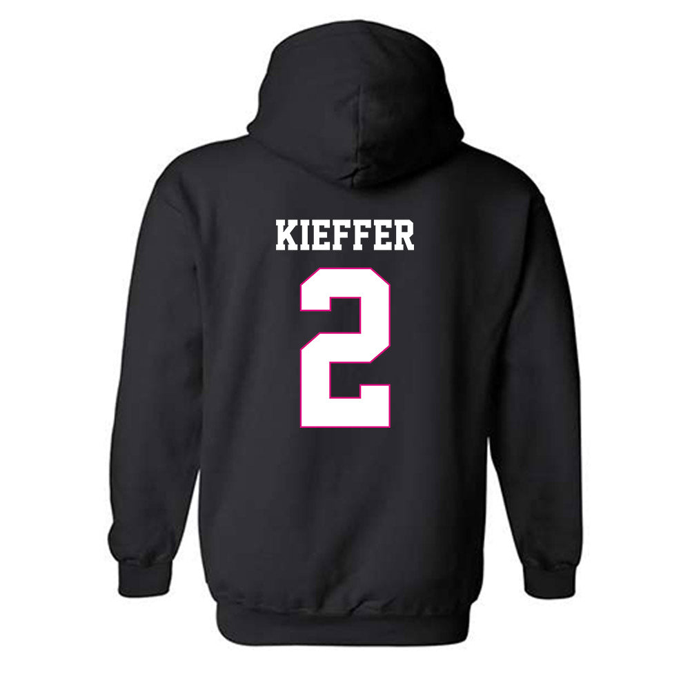 Alabama - NCAA Women's Volleyball : Callie Kieffer - Fashion Shersey Hooded Sweatshirt-1