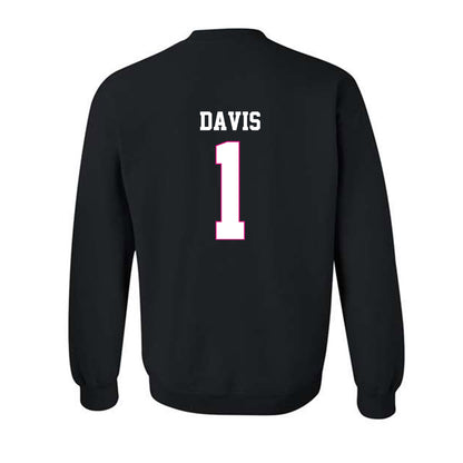 Alabama - Men's Basketball Alumni : Chuck Davis - Fashion Shersey Crewneck Sweatshirt