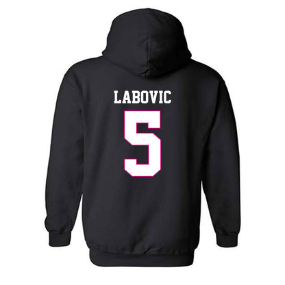 Alabama - NCAA Women's Soccer : Zivana Labovic - Fashion Shersey Hooded Sweatshirt-1