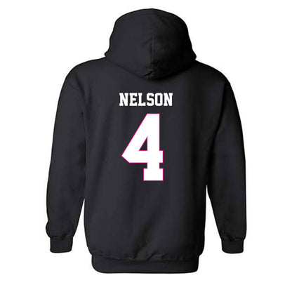 Alabama - NCAA Men's Basketball : Grant Nelson - Fashion Shersey Hooded Sweatshirt-1