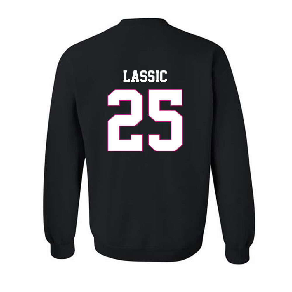 Alabama - Football Alumni : Derrick Lassic - Fashion Shersey Crewneck Sweatshirt