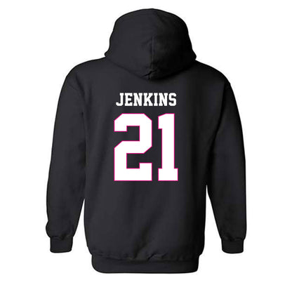 Alabama - Women's Basketball Alumni : Tierney Jenkins - Fashion Shersey Hooded Sweatshirt