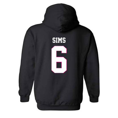 Alabama - Football Alumni : Blake Sims - Fashion Shersey Hooded Sweatshirt