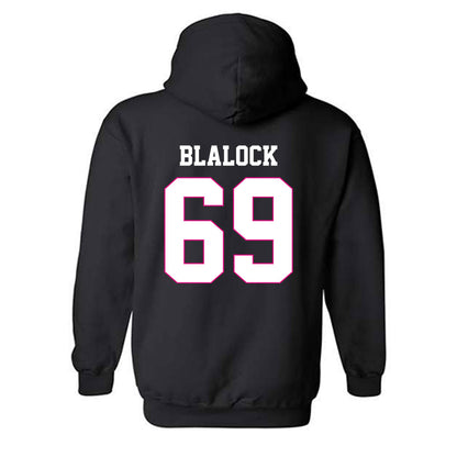 Alabama - Football Alumni : David Blalock - Fashion Shersey Hooded Sweatshirt