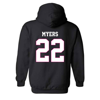 Alabama - NCAA Baseball : Braylon Myers - Fashion Shersey Hooded Sweatshirt-1
