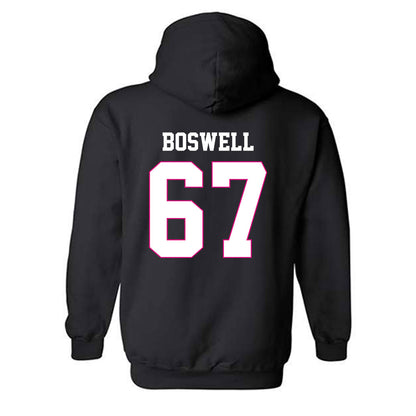 Alabama - Football Alumni : John Boswell - Fashion Shersey Hooded Sweatshirt