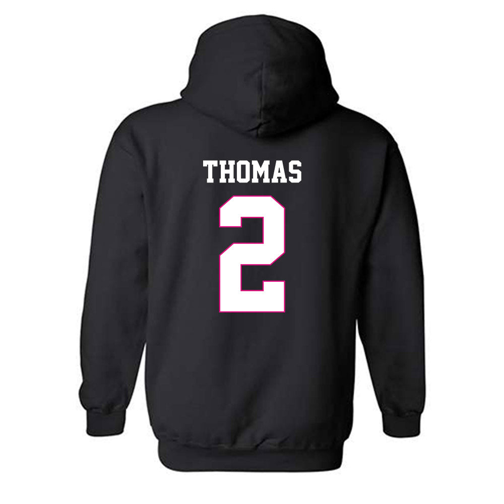 Alabama - Men's Basketball Alumni : Emmett Thomas - Fashion Shersey Hooded Sweatshirt