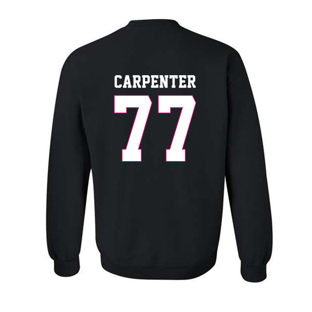 Alabama - Football Alumni : James Carpenter - Fashion Shersey Crewneck Sweatshirt