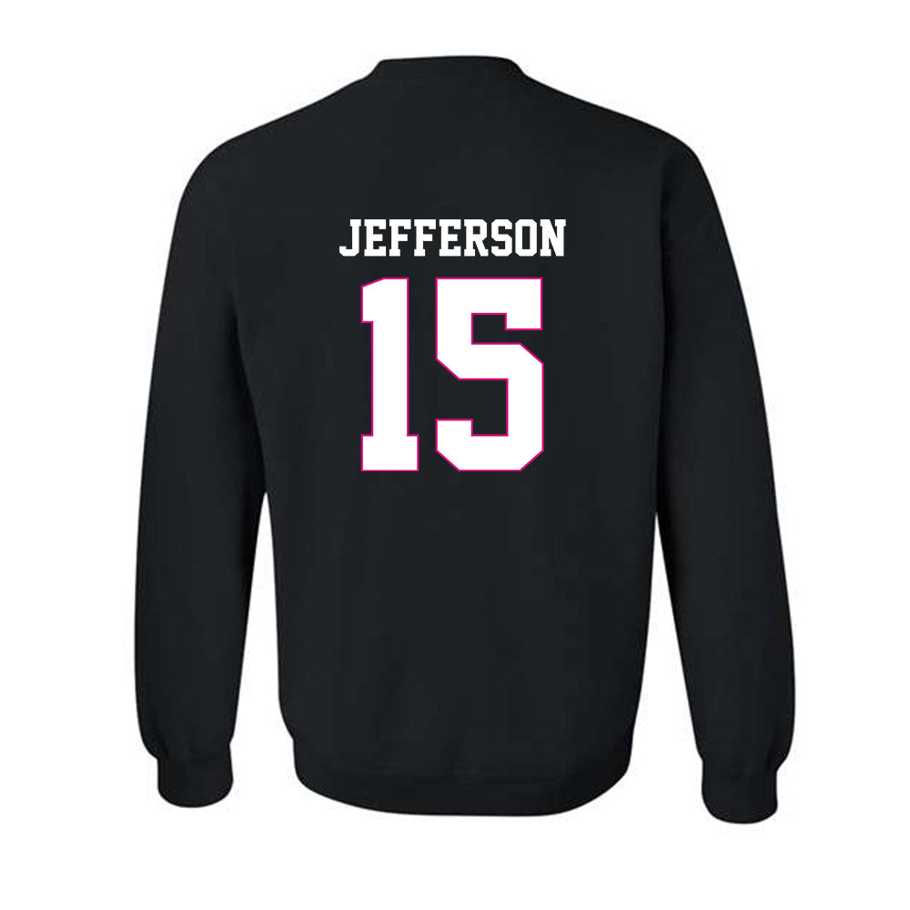 Alabama - NCAA Football : Justin Jefferson - Fashion Shersey Crewneck Sweatshirt