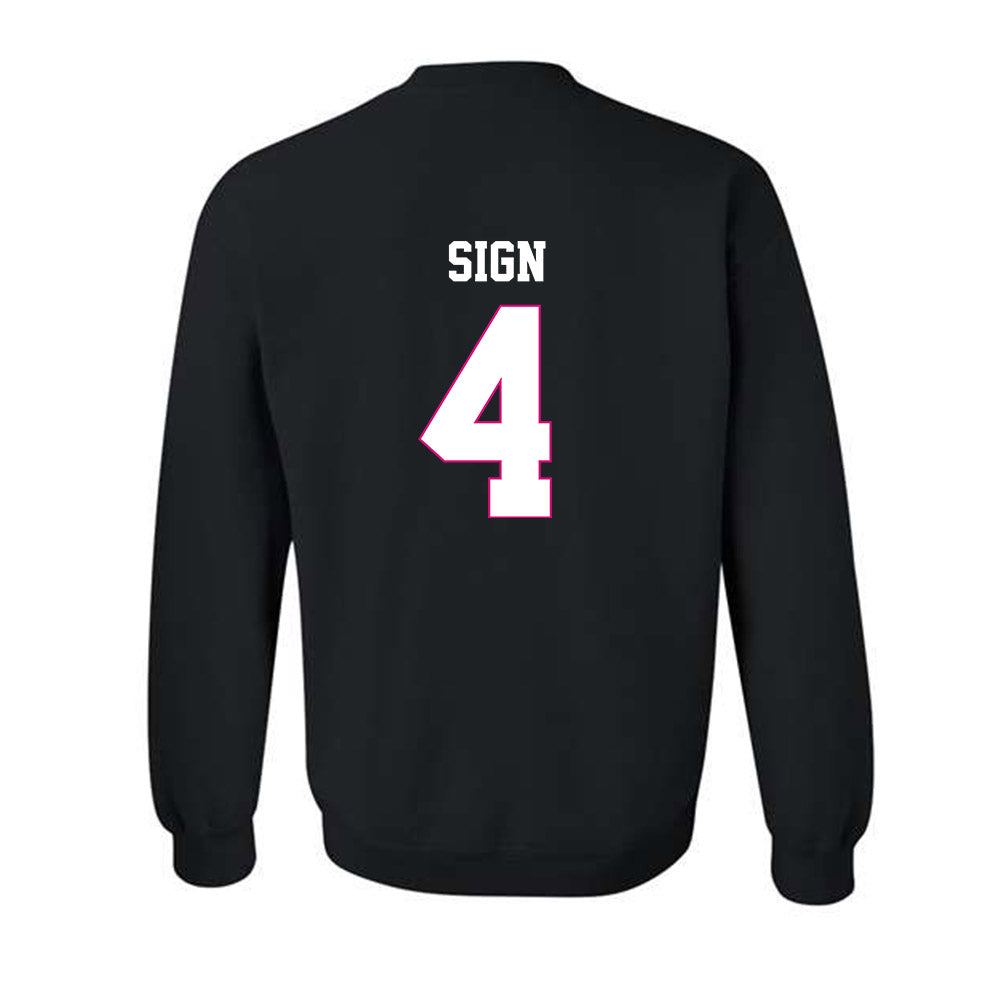 Alabama - Women's Volleyball Alumni : Laura Sign - Fashion Shersey Crewneck Sweatshirt