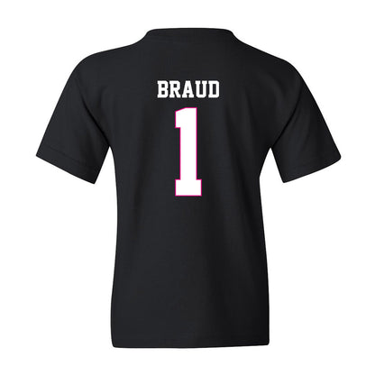 Alabama - Softball Alumni : Kayla Braud - Fashion Shersey Youth T-Shirt