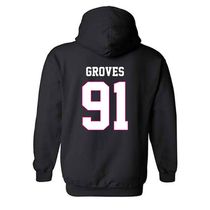 Alabama - Football Alumni : Don Groves - Fashion Shersey Hooded Sweatshirt