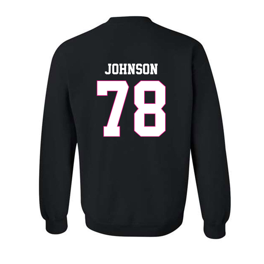 Alabama - Football Alumni : Mike Johnson - Fashion Shersey Crewneck Sweatshirt