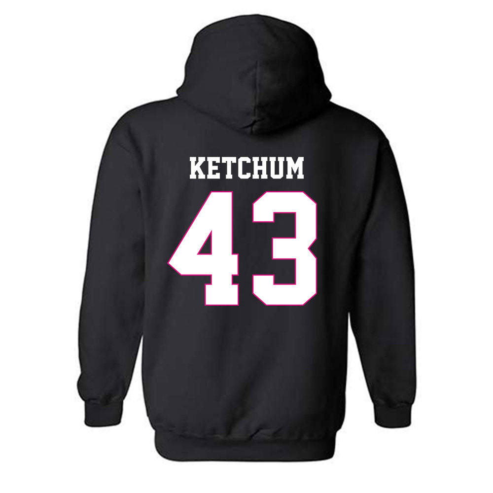 Alabama - NCAA Baseball : Jack Ketchum - Fashion Shersey Hooded Sweatshirt-1