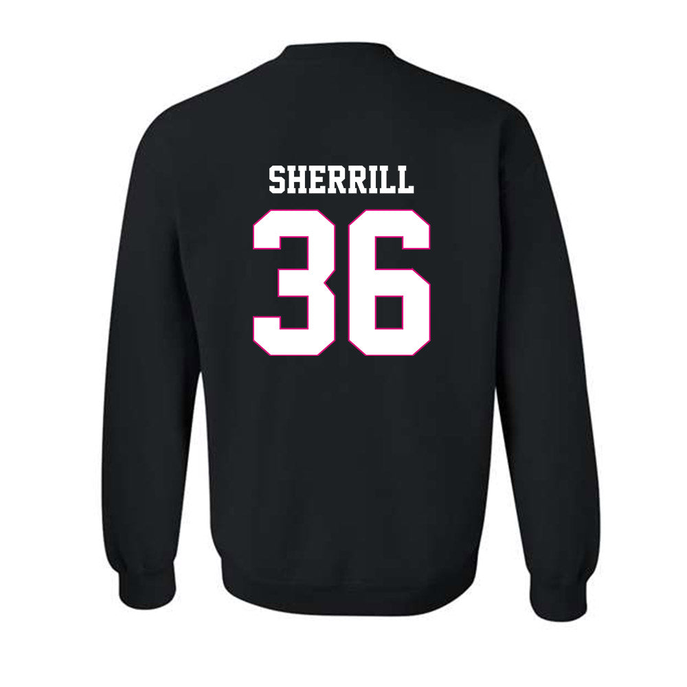 Alabama - Football Alumni : Jackie Sherrill - Fashion Shersey Crewneck Sweatshirt