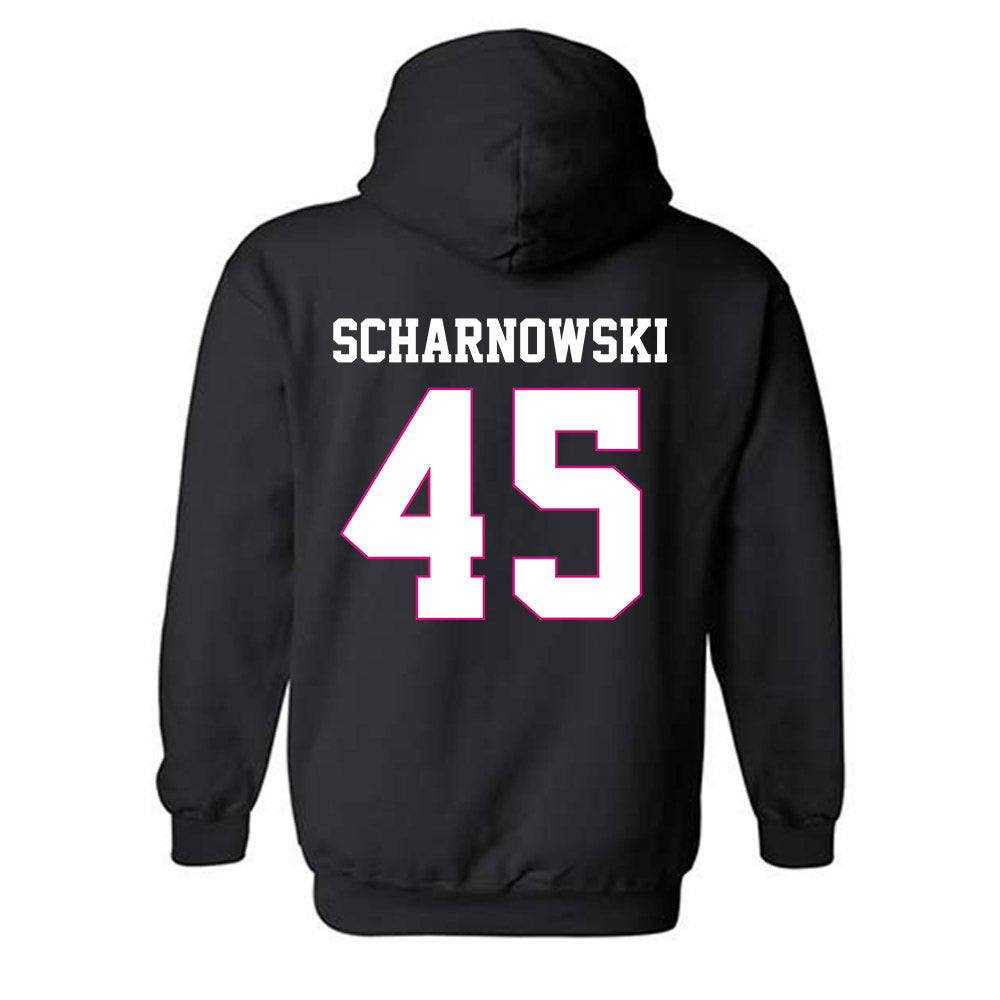 Alabama - NCAA Men's Basketball : Max Scharnowski - Fashion Shersey Hooded Sweatshirt-1