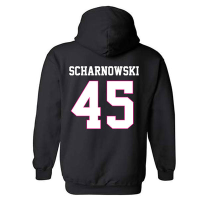 Alabama - NCAA Men's Basketball : Max Scharnowski - Fashion Shersey Hooded Sweatshirt-1