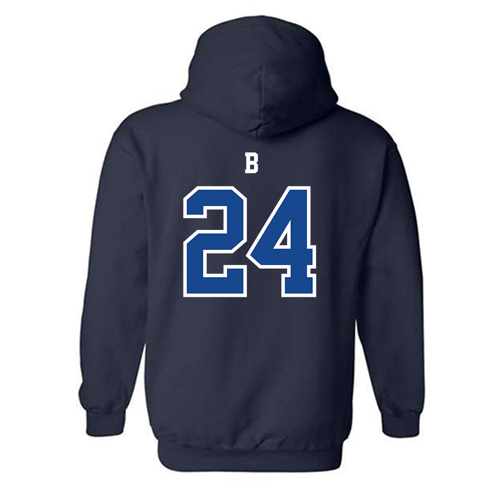 Creighton - NCAA Men's Basketball : Junior B - Classic Shersey Hooded Sweatshirt-1