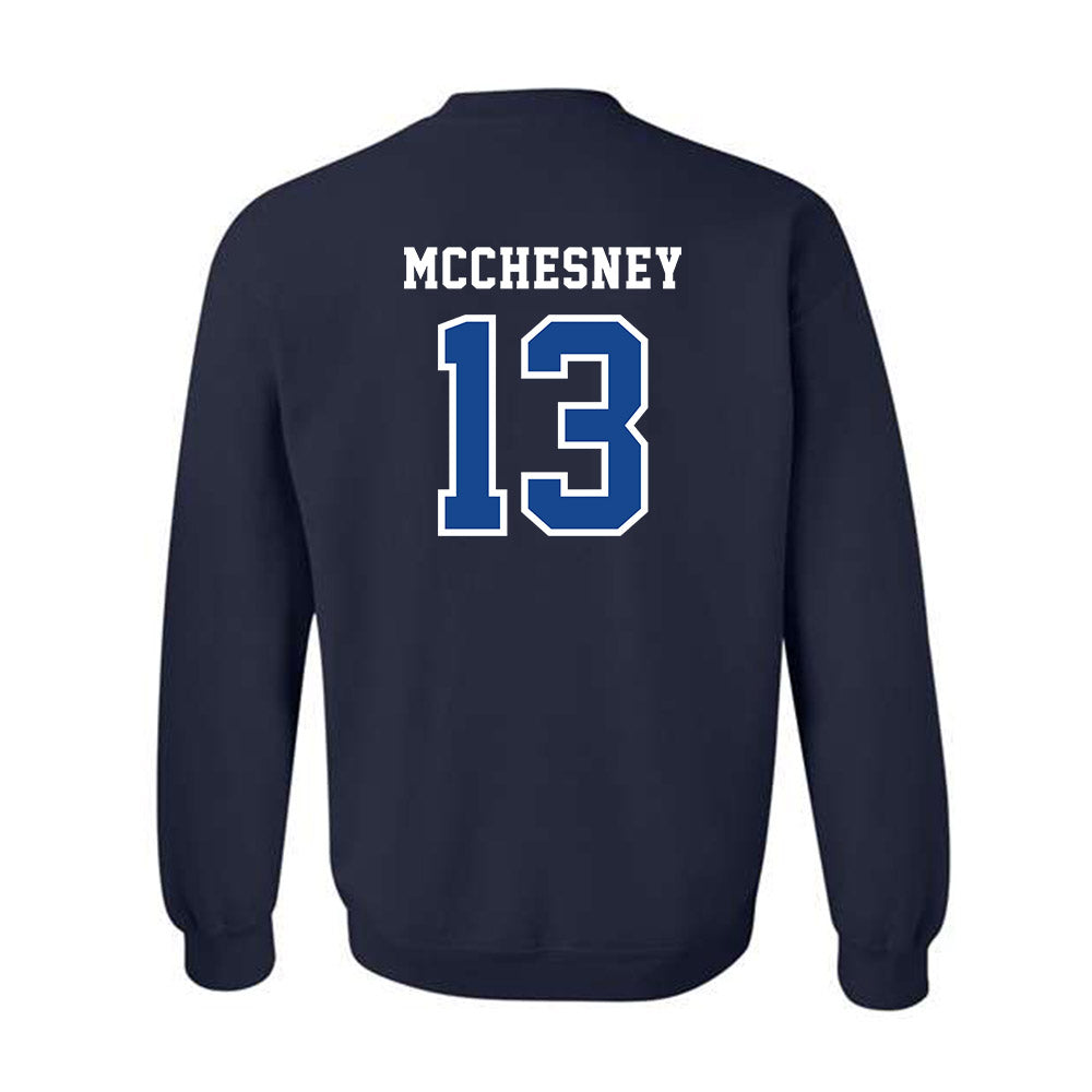 Creighton - NCAA Men's Basketball : Liam Mcchesney - Classic Shersey Crewneck Sweatshirt-1