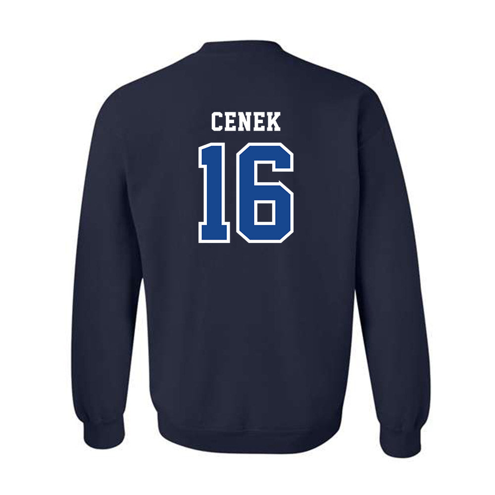 Creighton - NCAA Men's Soccer : Nick Cenek - Classic Shersey Crewneck Sweatshirt-1